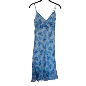 Vintage 90s Babydoll Dress Chiffon Dainty Floral Y2K Fairy Whimsical Size XXS